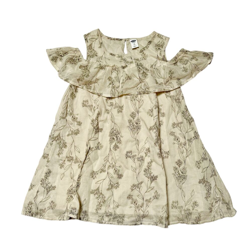 Old Navy Natural Wildflower Print Dress Size 4